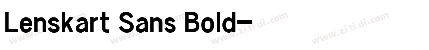 Lenskart Sans Bold字体转换